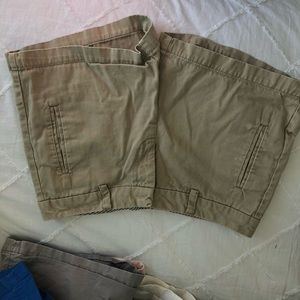 Khaki chino shorts